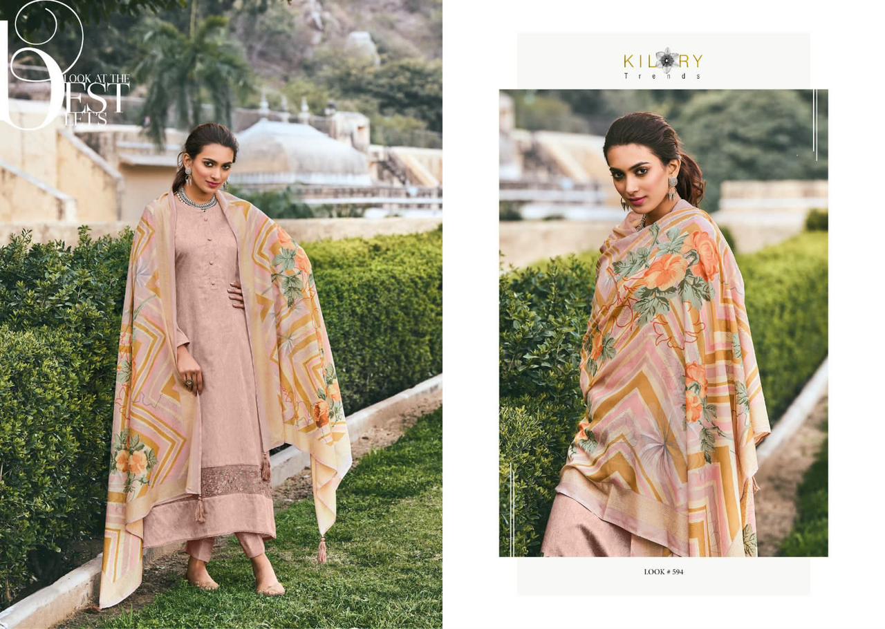 RUH 5 Kilory Trendz Exclusive Wear Wholesale Cotton Dress Material Catalog